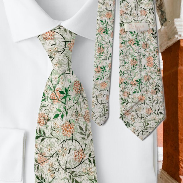 Corbata William Morris's Famous Jasmine Floral Pattern (Subido por el creador)
