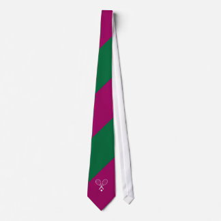 Corbata Wimbledon Green Purple Tie