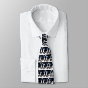 Corbata Winter Gnomes Necktie