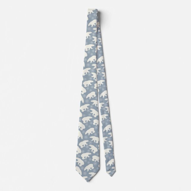 Corbata Winter Polar Bears sin fisuras + tus ideas (Anverso)