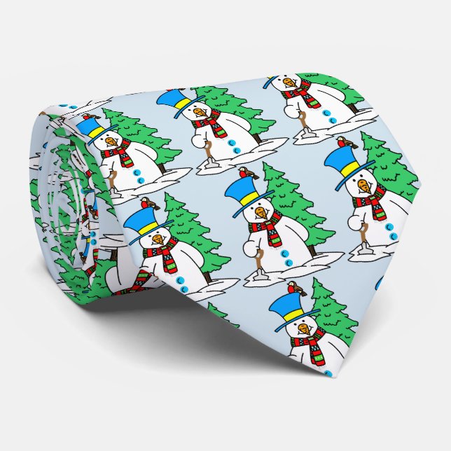 Corbata Winter Snowman Tie (Enrollado)