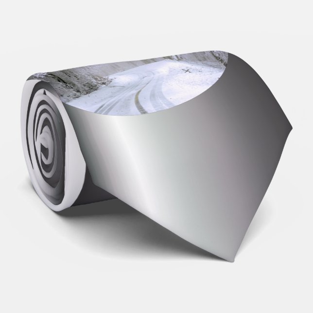 Corbata Winter Wonderland of Snow (Enrollado)