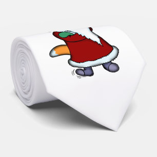 Corbata Wolf en la ropa de Santa Claus