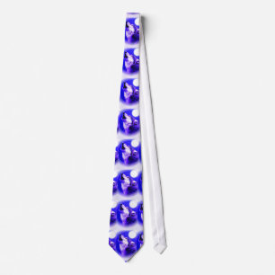 Corbata Wolf Howling en Moon Neck Ties