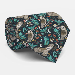 Corbata Woodland Owl Tie