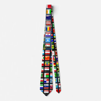 Corbata World Flags Neck Tie