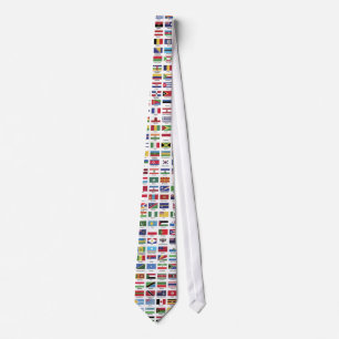 Corbata World Flags Tie