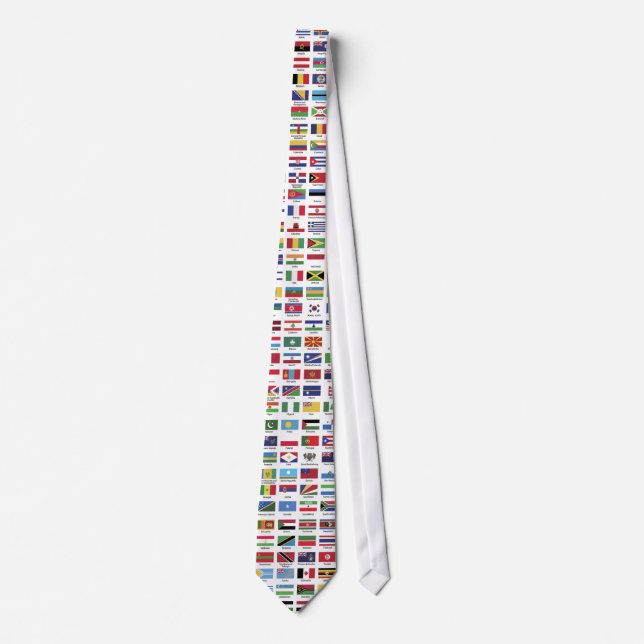 Corbata World Flags Tie (Anverso)