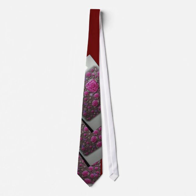 Corbata wssbx 'Digital Rosa' (Anverso)