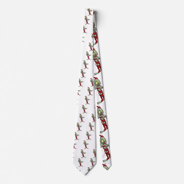 Corbata xmas zombie santa claus (Anverso)