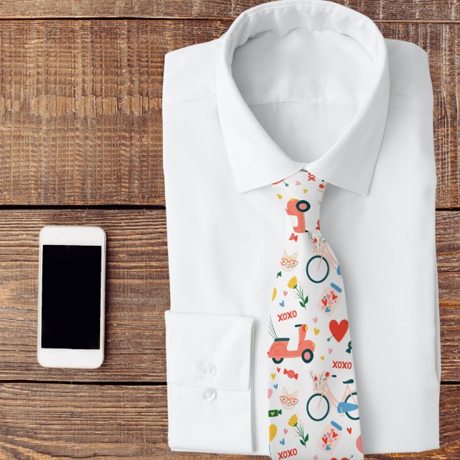 Corbata XOXO Valentines personalizables (Subido por el creador)