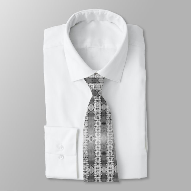 Corbata Xris de espina blanca masculina (Atado)