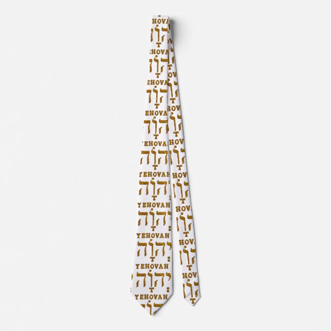 Corbata YEHOVAH Tie (Anverso)
