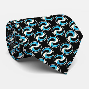 Corbata Yin Yang Waves