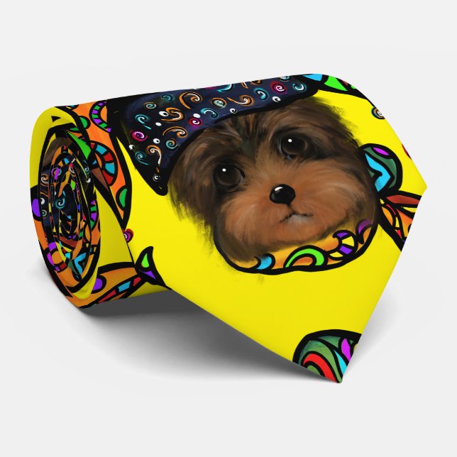 CORBATA YORKIE POO      (Enrollado)