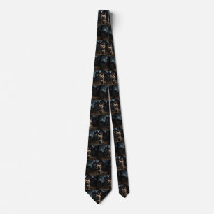 Corbata Yorkshire Terrier Halloween Aterrador