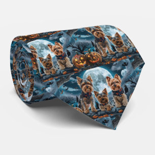 Corbata Yorkshire Terrier Halloween Espeluznante