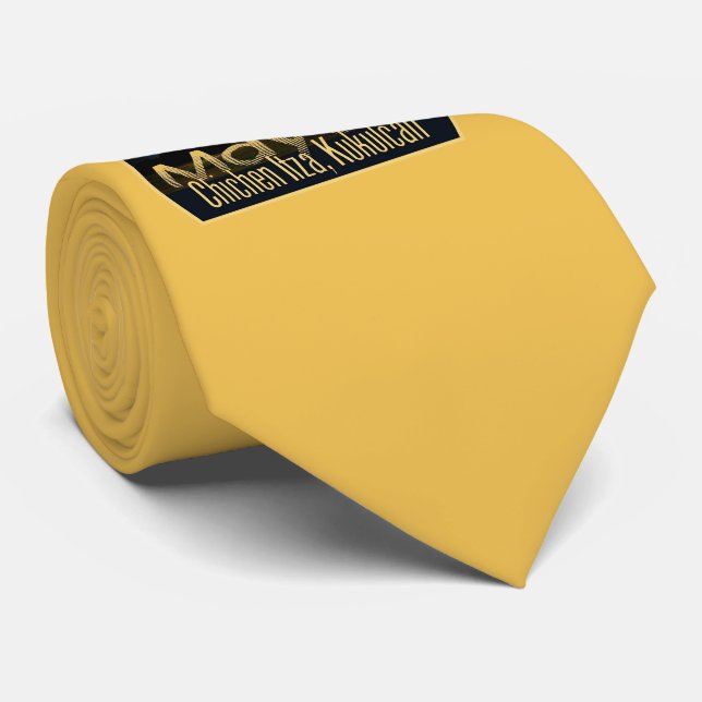 Corbata YUCATÁN México (Enrollado)