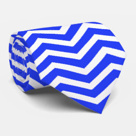Corbata Zag de Zig azul blanco - Tie