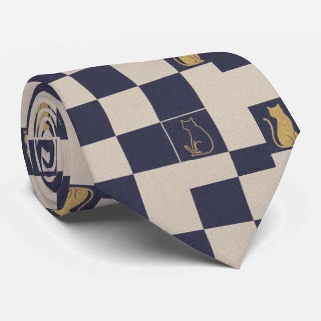 Corbata Zen Geometry: Traditional Japanese Kamon  (Enrollado)