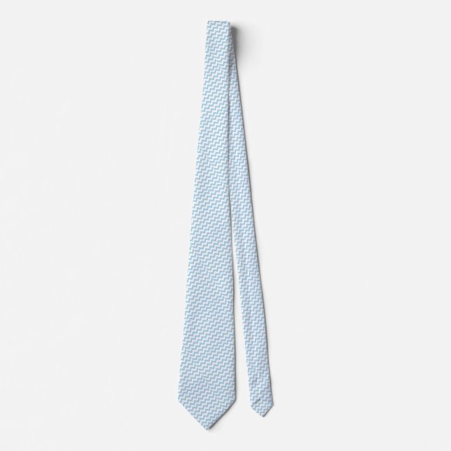 Corbata Zig Zag Authority: Light Blue Power Tie (Anverso)