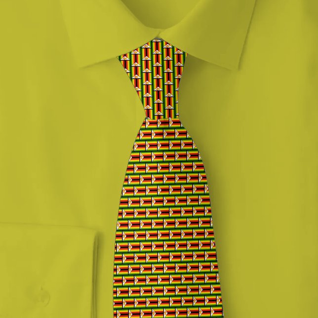 Corbata Zimbabwe Flag Brick Pattern (Subido por el creador)