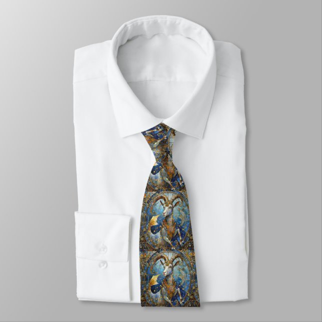 Corbata Zodiaco - Capricornio la cabra marina (Atado)