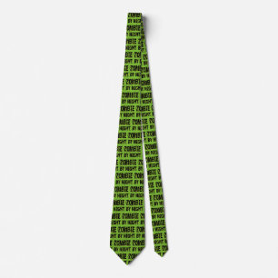 Corbata Zombie De Noche