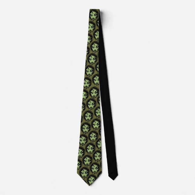 Corbata Zombie Tie Halloween Ties Zombie Costume Tie (Anverso)