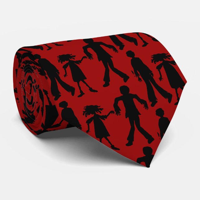 Corbata Zombies Halloween Walking Dead (Enrollado)