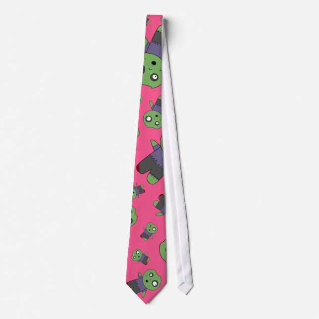 Corbata Zombis rosados (Anverso)