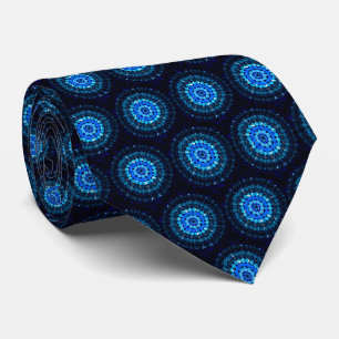 Corbata Zonas esporádicas azules,
