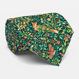 Corbata Zorro y faisán inspirados en William Morris