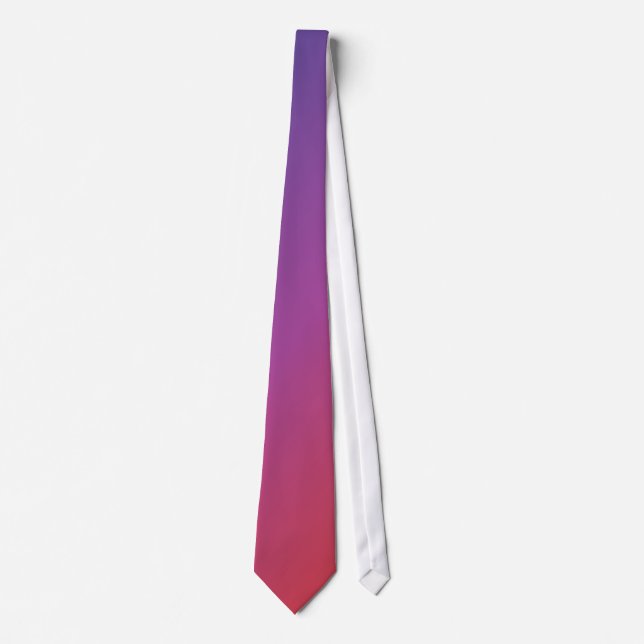 Corbatas con gradiente de PixDezines, naranja+purp (Anverso)