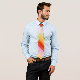 Corbatas de diseñador para hombres Amarillo Naranj