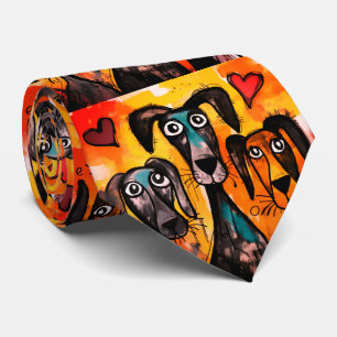 Corbatas de diseñador para hombres con corazones r