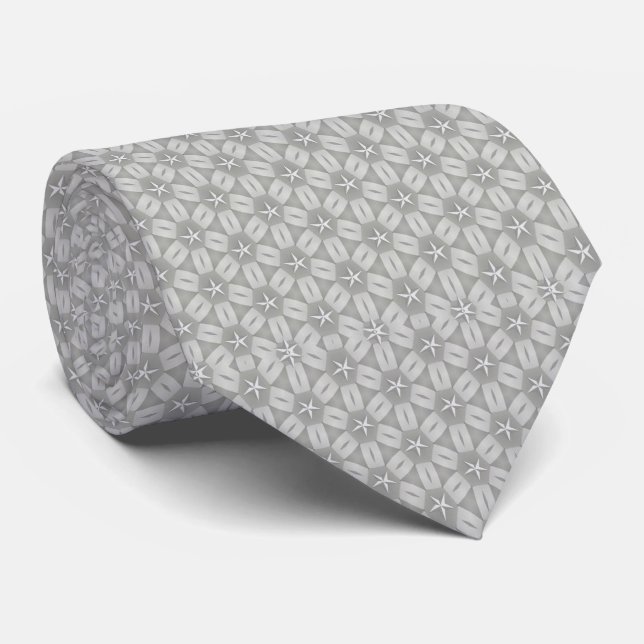 Corbatas de diseñador para hombres Grises (Enrollado)