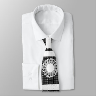 Corbatas de diseñador para hombres negras blancas