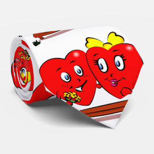 Corbatas de diseñador para hombres Pareja Corazone