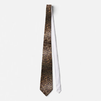 Corbatas de la piel de los leopardos