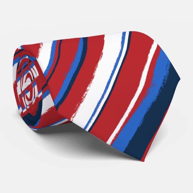 Corbatas rayadas Painterly (Enrollado)