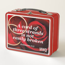 CORD OF 3 STRANDS Christian Wedding Quote