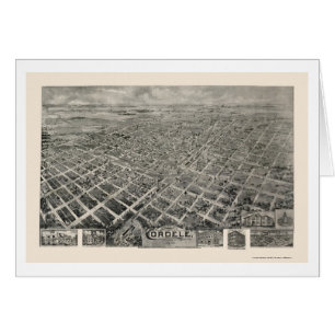 Cordele, mapa panorámico del GA - 1908