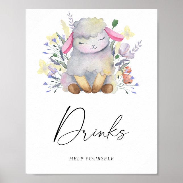 Corderito - Bebidas Póster (Frente)