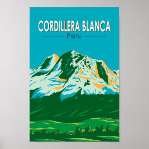 Cordillera Blanca Perú Viaje Arte Vintage