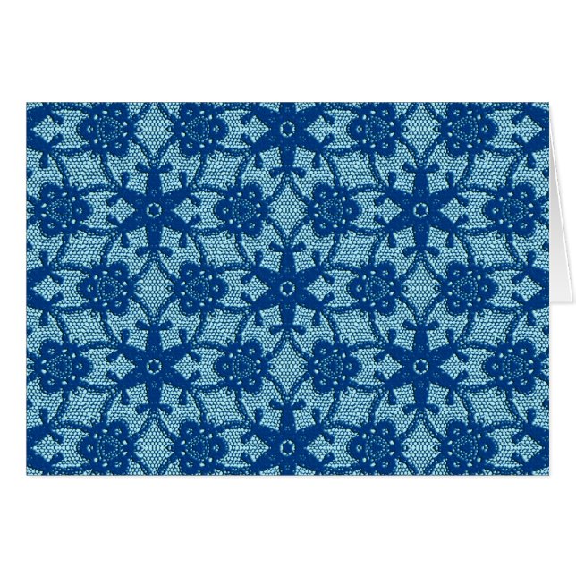 Cordón antiguo - zafiro y azul claro (Anverso (Horizontal))
