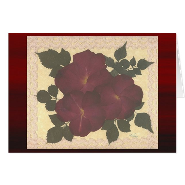 Cordón y rosas antiguos (Anverso (Horizontal))