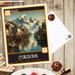 Córdova, Alaska | Tarjeta Postal Antigua