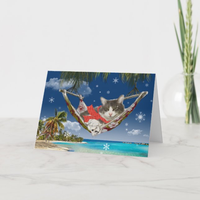 Corduroy en el Caribe, tarjeta de felicitación de  (Anverso)