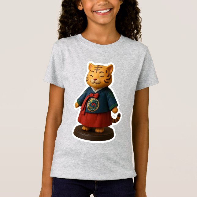 corea hanbok para Chicas camisetas (Anverso)